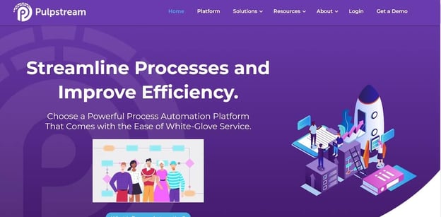 Pulpstream homepage