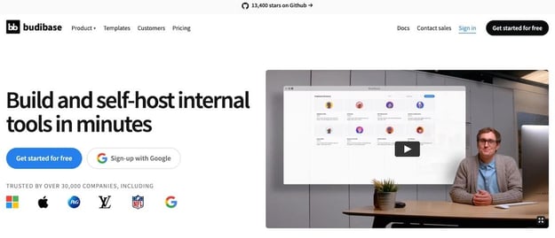 Open source low code platform: Budibase